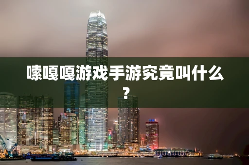 嗦嘎嘎游戏手游究竟叫什么？