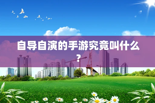 自导自演的手游究竟叫什么？