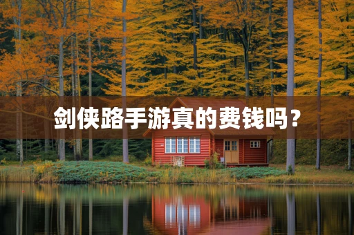 剑侠路手游真的费钱吗？