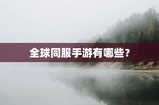 全球同服手游有哪些？