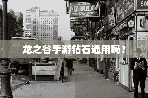 龙之谷手游钻石通用吗？