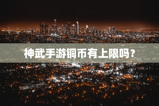 神武手游铜币有上限吗？
