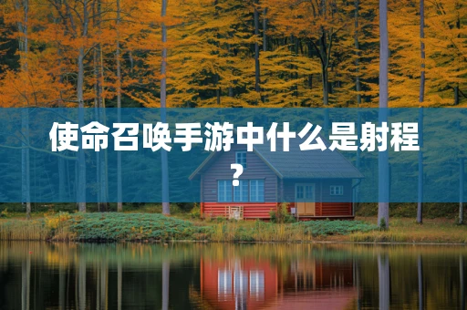 使命召唤手游中什么是射程？