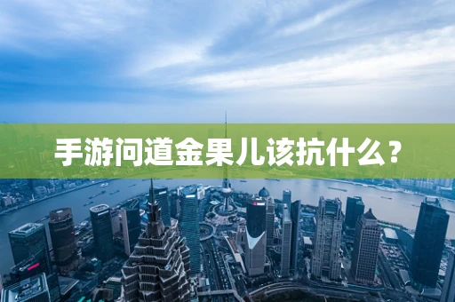 手游问道金果儿该抗什么？