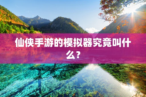 仙侠手游的模拟器究竟叫什么？