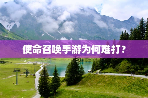 使命召唤手游为何难打？