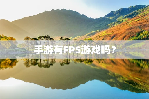 手游有FPS游戏吗？