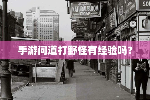 手游问道打野怪有经验吗？
