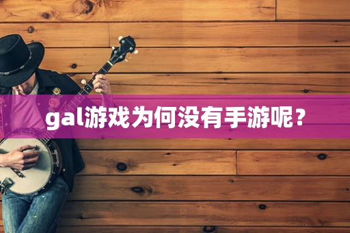 gal游戏为何没有手游呢？