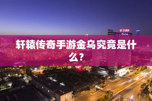 轩辕传奇手游金乌究竟是什么？