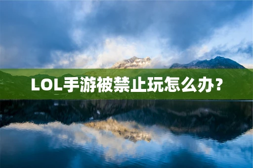 LOL手游被禁止玩怎么办？