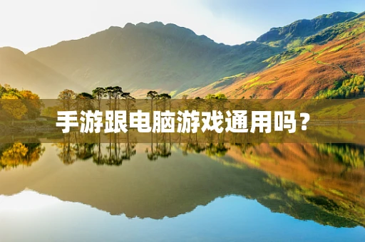 手游跟电脑游戏通用吗？