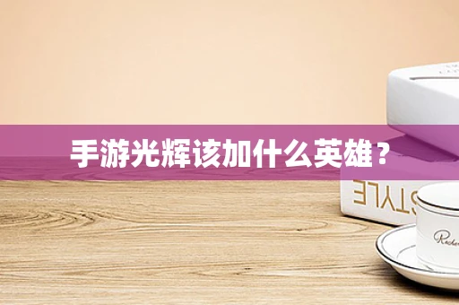 手游光辉该加什么英雄？