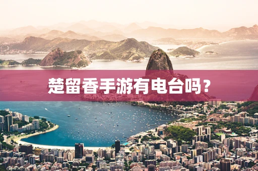 楚留香手游有电台吗？